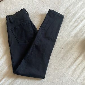 J Crew 9” High-Rise Toothpick Jeans